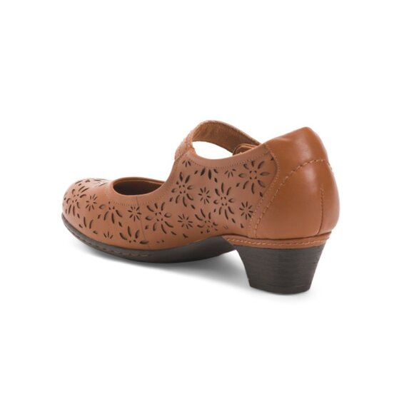 COBB HILL ROCKPORT Natural Leather Alesia Comfort Mary Jane Pumps - Picture 2 of 2